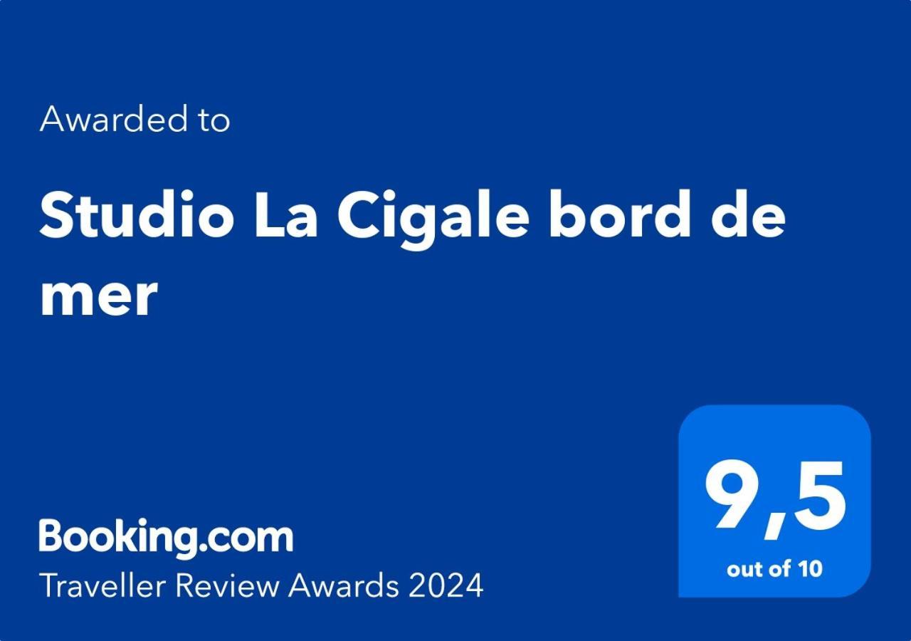 Studio La Cigale Bord De Mer Ментона Экстерьер фото